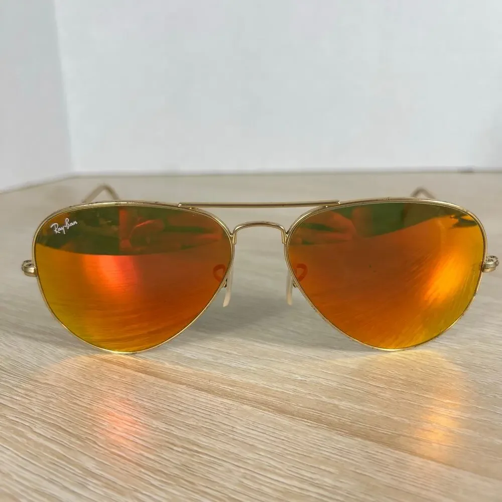 Ray-Ban RB3025 Aviator Large Metal 112/69 Sunglasses FRAMES ONLY 58-14